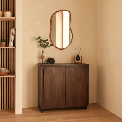 Atmosphera - Wall mirror LIVIA 75x45 cm paulownia