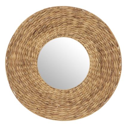 Atmosphera - Wall mirror LORENA d. 75 cm water hyacinth