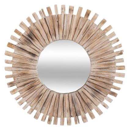 Atmosphera - Wall mirror MANON d. 88 cm fir