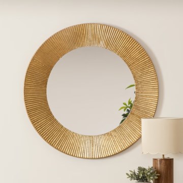 Atmosphera - Wall mirror MILDA d. 90 cm