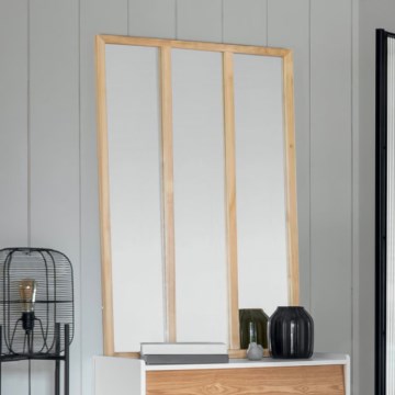 Atmosphera - Wall mirror NAE 116x76 cm paulownia