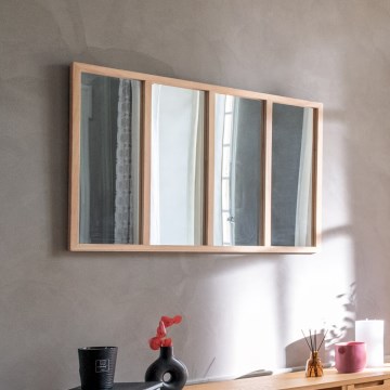Atmosphera - Wall mirror NAE 76x116 cm paulownia