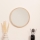 Atmosphera - Wall mirror OLAV d. 52 cm paulownia