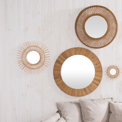 Atmosphera - Wall mirror PAMELA d. 83 cm fir
