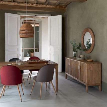 Atmosphera - Wall mirror PAMELA d. 83 cm fir