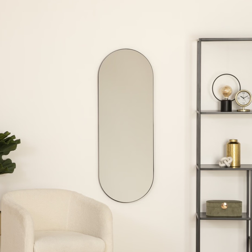 Atmosphera - Wall mirror SELENA 112x40 cm black