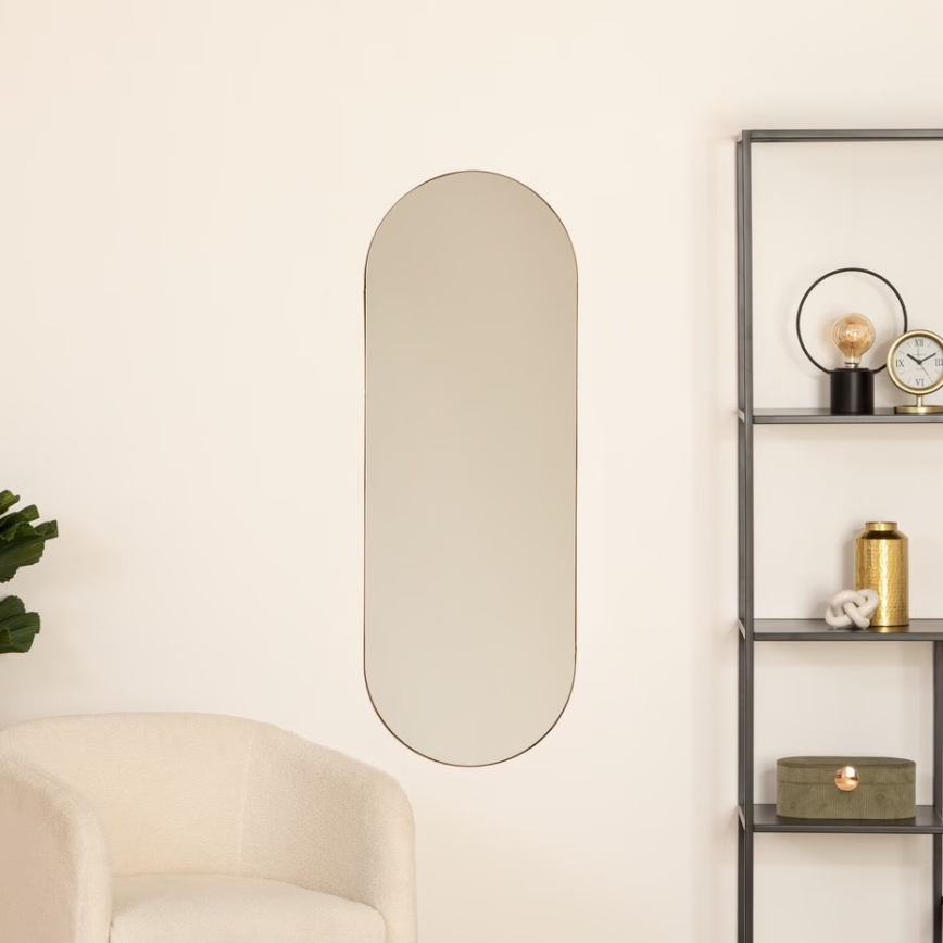Atmosphera - Wall mirror SELENA 112x40 cm gold