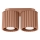 AURA 2x GU10/10W/230V Spotlight, Brown