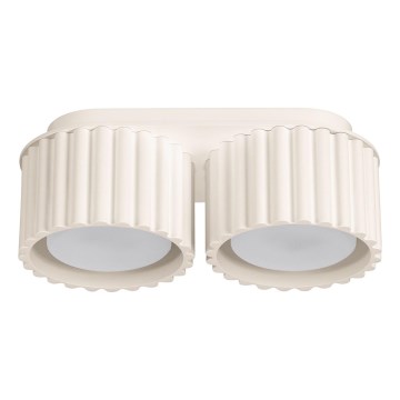 AURA 2xGX53/10W/230V Cream Spotlight