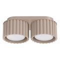 AURA 2xGX53/10W/230V Taupe Spotlight