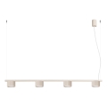 AURA cable pendant lamp 4xGX53/10W/230V cream