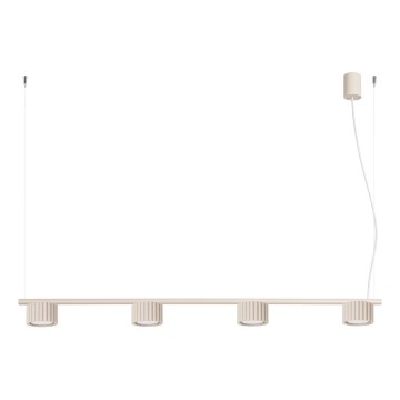 AURA cable pendant lamp 4xGX53/10W/230V cream