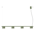 AURA Cable Pendant Lamp 4xGX53/10W/230V Green