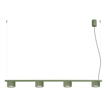 AURA Cable Pendant Lamp 4xGX53/10W/230V Green