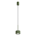 AURA cable-suspended pendant light 1xGX53/10W/230V green
