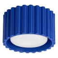 AURA spotlight 1xGX53/10W/230V, Ø 10 cm, blue