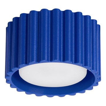 AURA spotlight 1xGX53/10W/230V, Ø 10 cm, blue