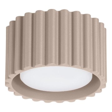 AURA spotlight 1xGX53/10W/230V Ø 10 cm taupe