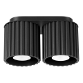 AURA Spotlight 2x GU10/10W/230V, Black