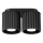 AURA Spotlight 2x GU10/10W/230V, Black