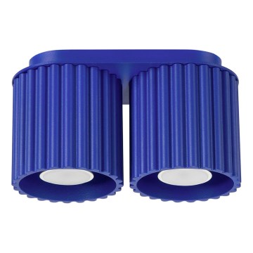 AURA spotlight 2xGU10/10W/230V blue