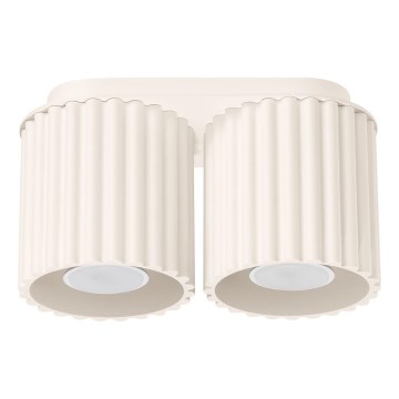 AURA Spotlight 2xGU10/10W/230V Cream