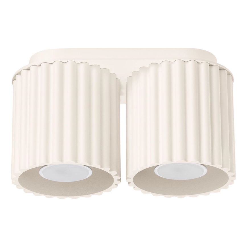 AURA Spotlight 2xGU10/10W/230V Cream