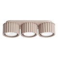 AURA spotlight 3xGX53/10W/230V taupe