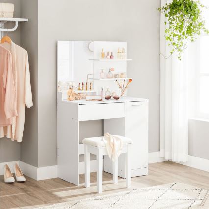 AURORA White Vanity Table
