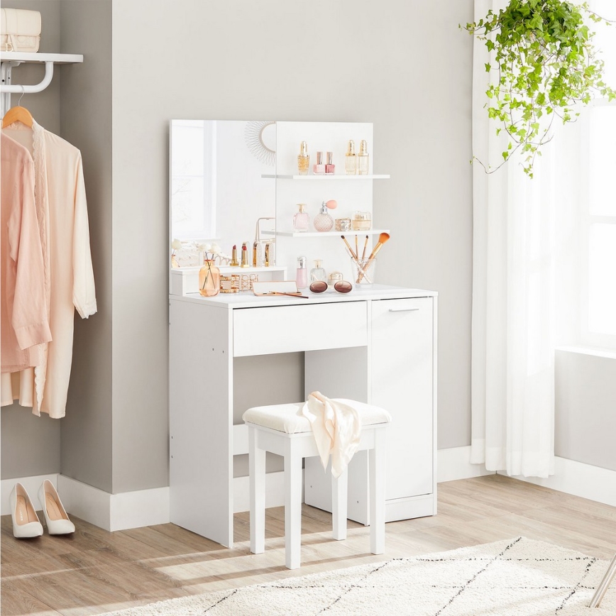 AURORA White Vanity Table