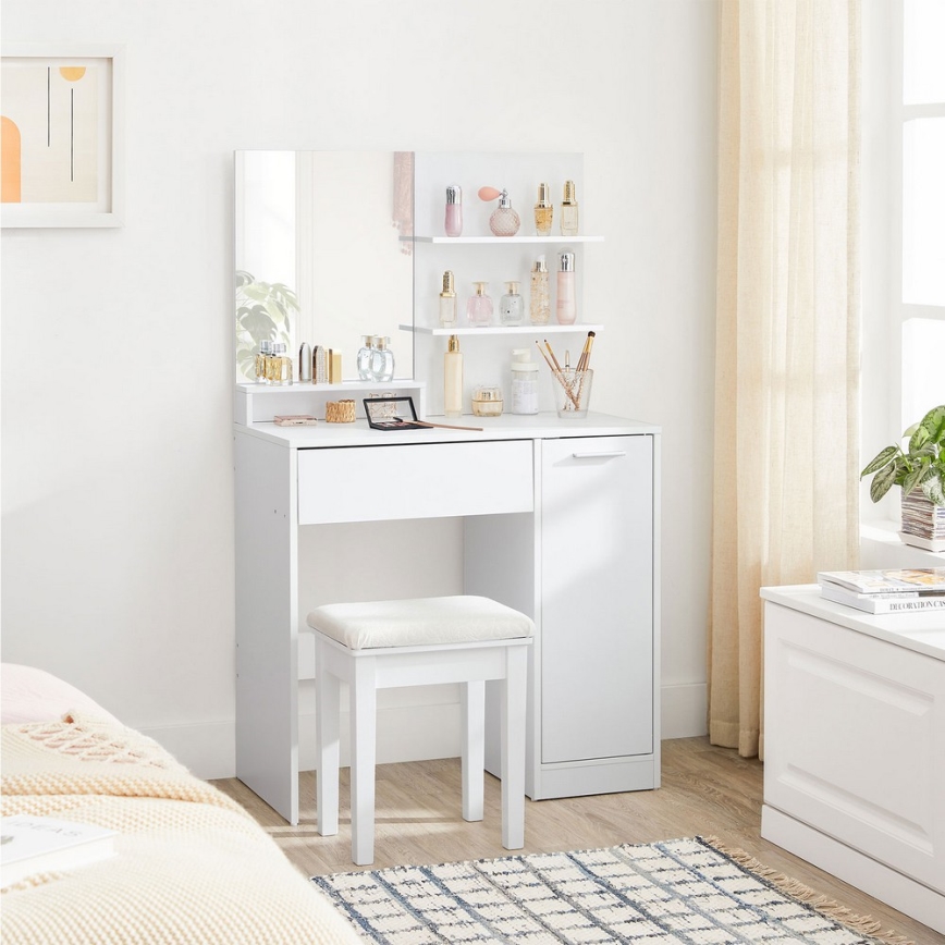 AURORA White Vanity Table