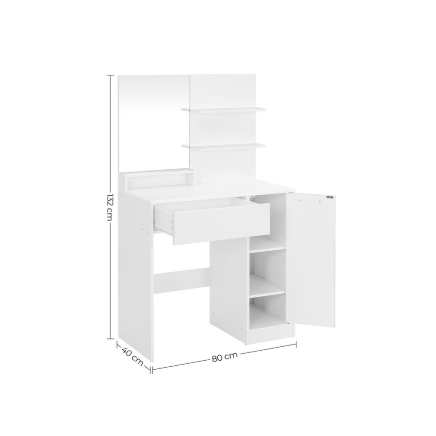 AURORA White Vanity Table