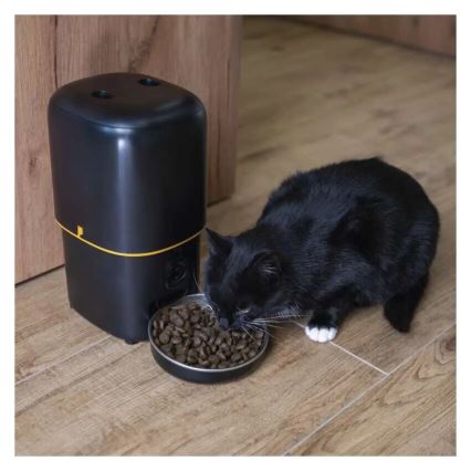 Automatic feed dispenser 4 l/5V/3xD black Wi-Fi