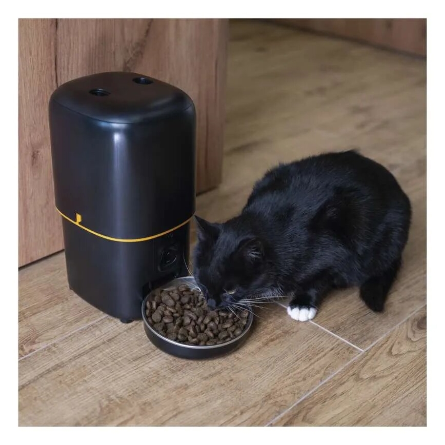 Automatic feed dispenser 4 l/5V/3xD black Wi-Fi