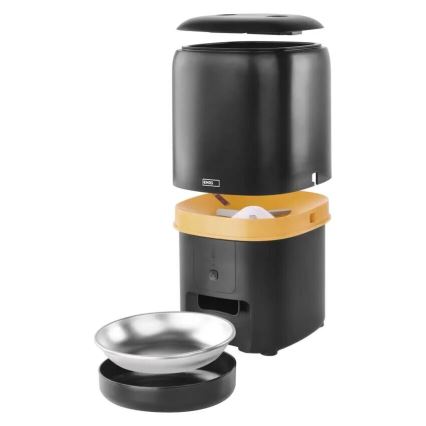 Automatic feed dispenser 4 l/5V/3xD black Wi-Fi