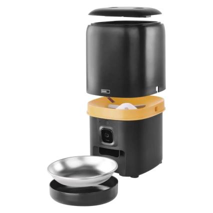 Automatic feed dispenser with a microphone and camera 4l/5V/3xD Wi-Fi