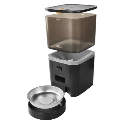 Automatic feed dispenser with a microphone and camera 6l/5V/4xAA Wi-Fi