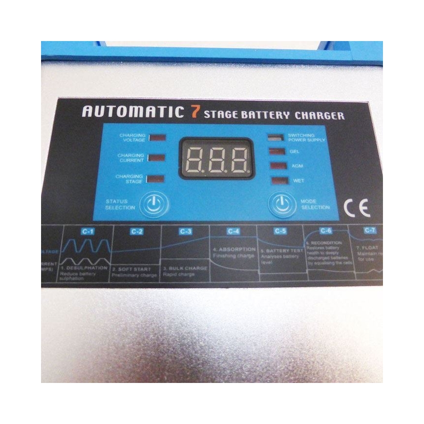 Automatic lead acid battery charger 12/230V