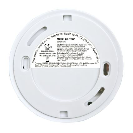 Autonomous smoke detector LM-102D photoelectric