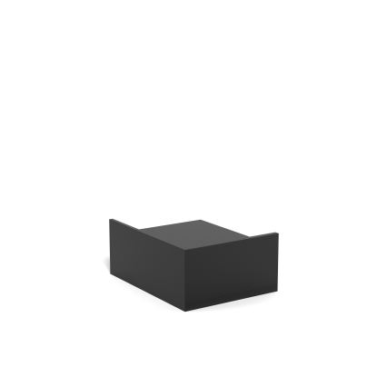 AVA Bedside Table 40 x 32 cm, Black