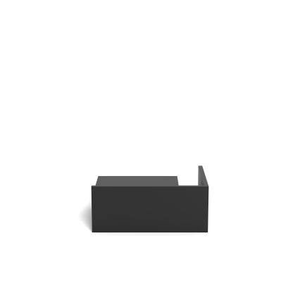 AVA Bedside Table 40 x 32 cm, Black