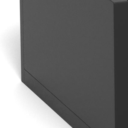 AVA Bedside Table 40 x 32 cm, Black