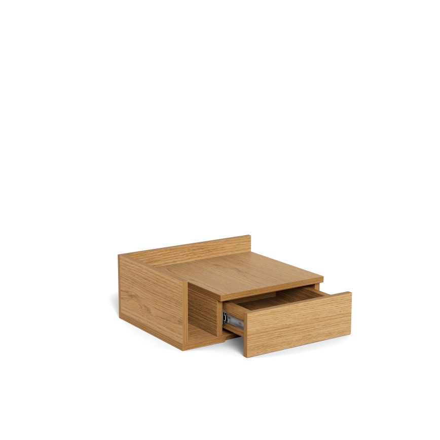 AVA Bedside Table 40 x 32 cm, Oak
