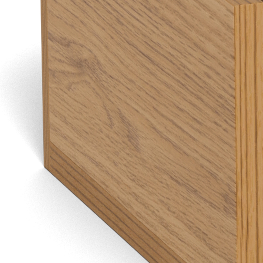AVA Bedside Table 40 x 32 cm, Oak