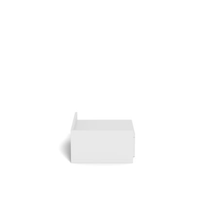 AVA Bedside Table, 40 x 32 cm, White