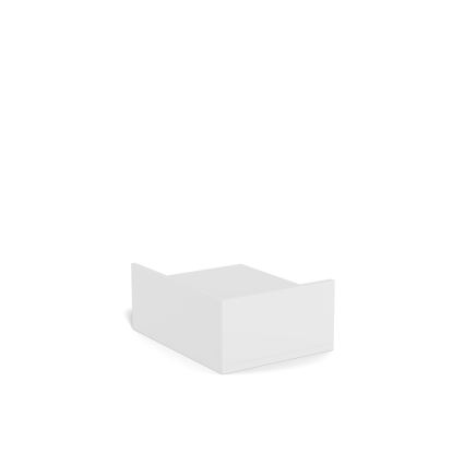 AVA Bedside Table, 40 x 32 cm, White