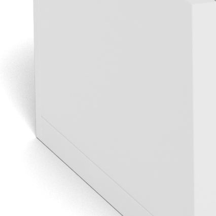 AVA Bedside Table, 40 x 32 cm, White
