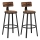 AVEN Bar Stool Brown/Black