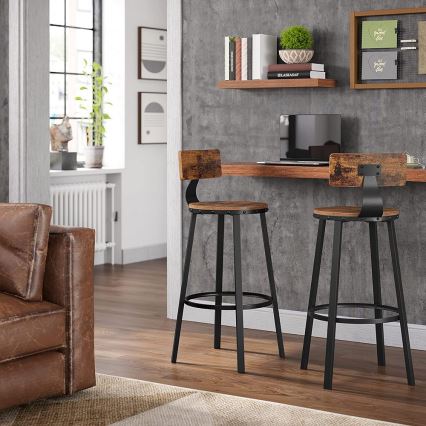 AVEN Bar Stool Brown/Black