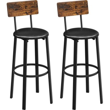 AVEN Bar Stool Brown/Black
